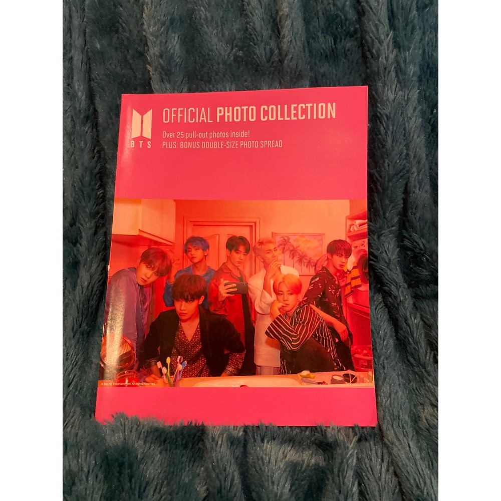 BTS Official Photo Collection Lot of 2 Pink Purple Pull-Out Poster Booklets
